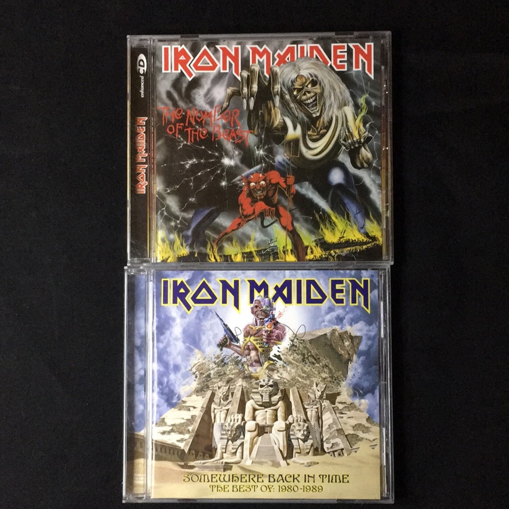 Retro Iron Maiden CD’s
